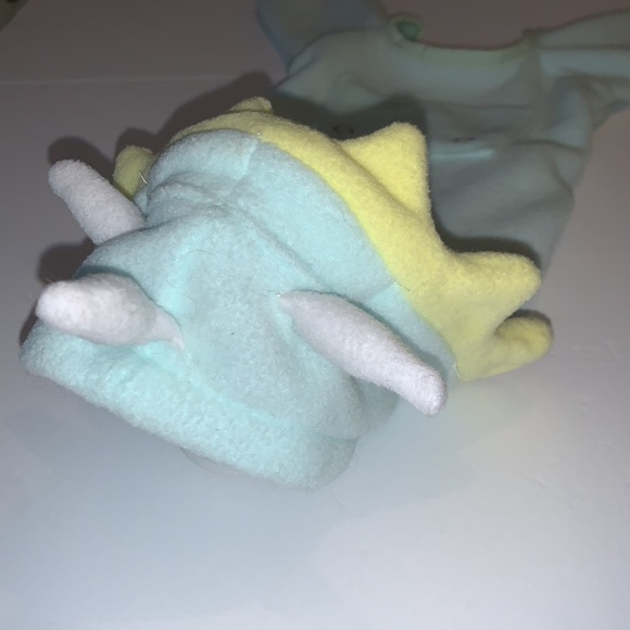 XS Dino PJ Onzie Top Paw Petco Blue Yellow - Picture 5 of 13